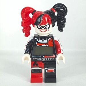 LEGO The Batman Movie Harley Quinn Digital Display Minifigure Alarm Clock VIDEO